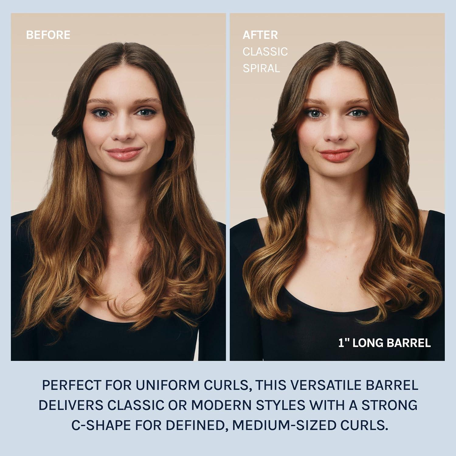 imageBio Ionic Long Barrel StylerCurling Iron with Moisture Heat Technology amp NanoIonic MX Verstatile Curling WandBlack