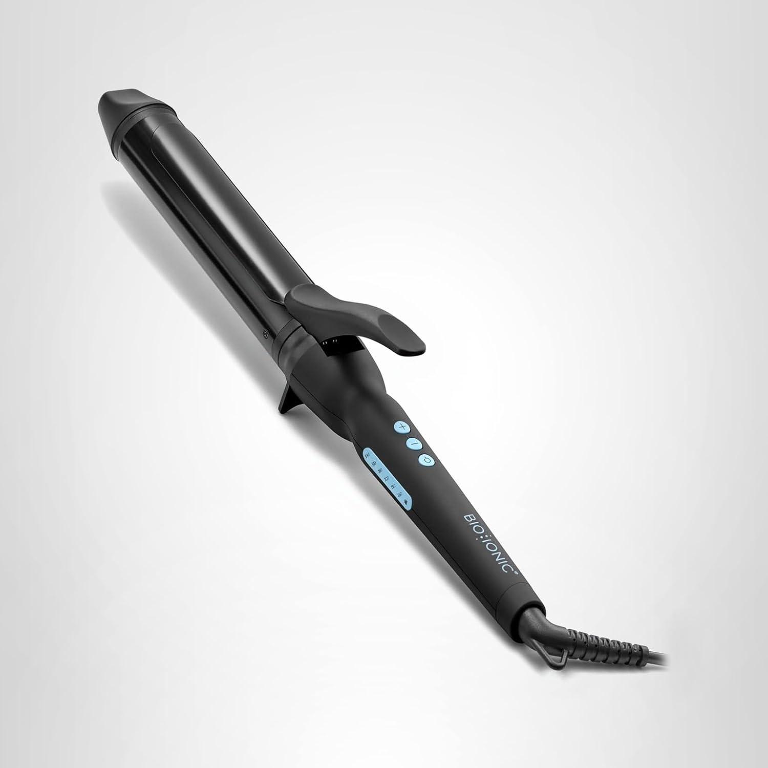 imageBio Ionic Long Barrel StylerCurling Iron with Moisture Heat Technology amp NanoIonic MX Verstatile Curling WandBlack