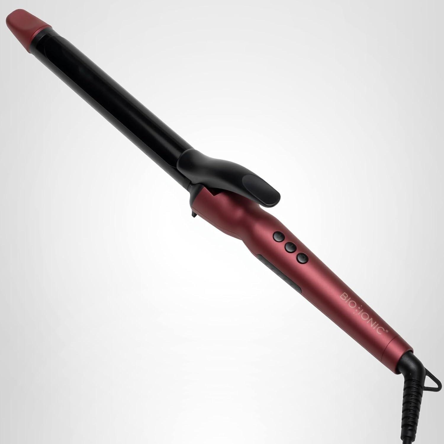 imageBio Ionic Long Barrel StylerCurling Iron with Moisture Heat Technology amp NanoIonic MX Verstatile Curling WandVelvet Rouge Limited Edition