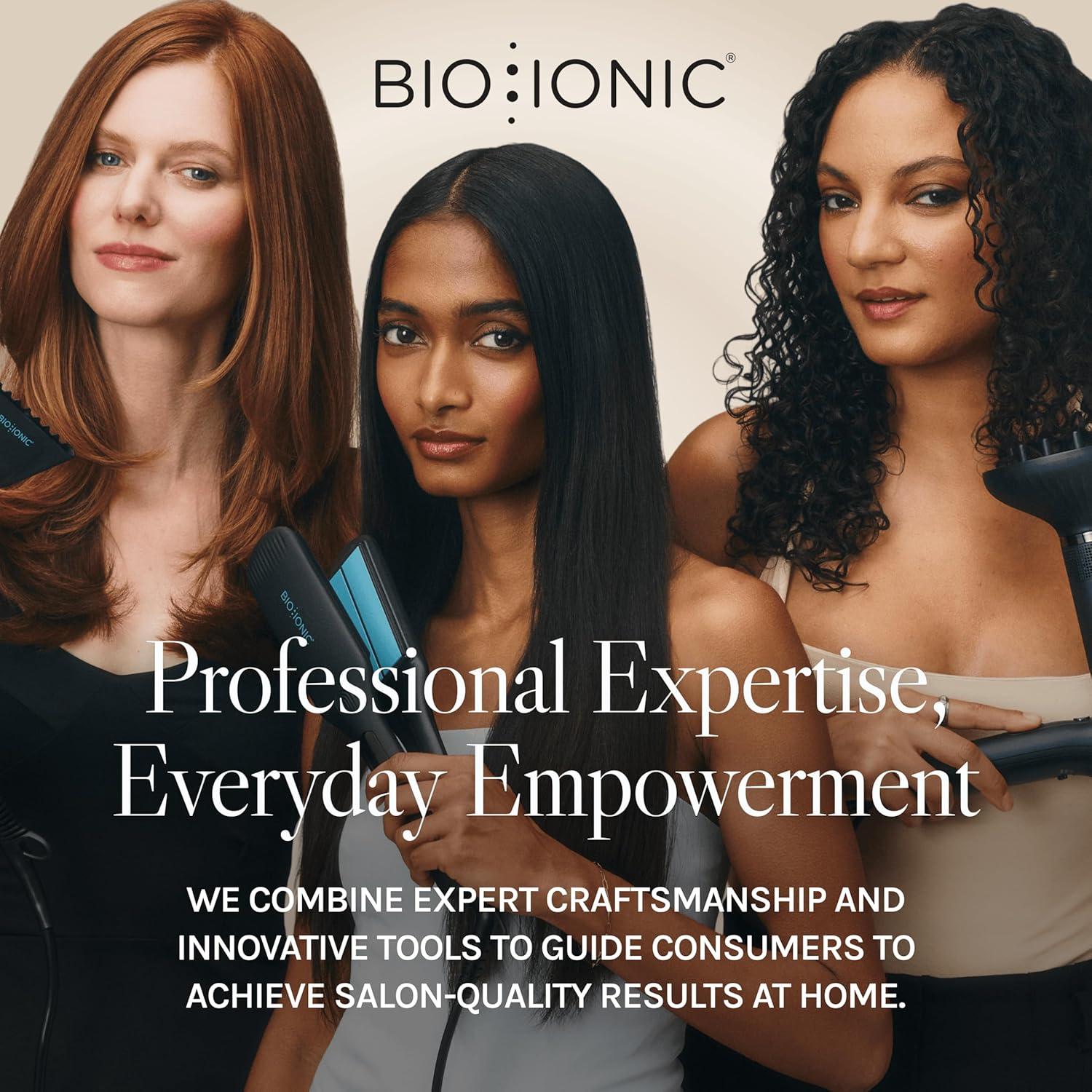 imageBio Ionic SmartX Hair Dryer with Diffuser HighEfficiency Blow Dryer with 3 Heat amp 3 Speed Settings Diffuser Hair Dryer Gently Dries Defines amp Reduces Frizz Self Cleaning FunctionBlue