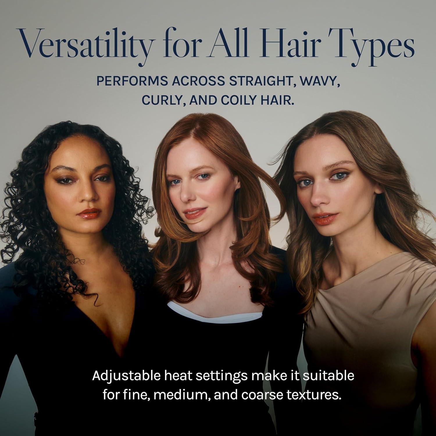 imageBio Ionic SmartX Hair Dryer with Diffuser HighEfficiency Blow Dryer with 3 Heat amp 3 Speed Settings Diffuser Hair Dryer Gently Dries Defines amp Reduces Frizz Self Cleaning FunctionBlue