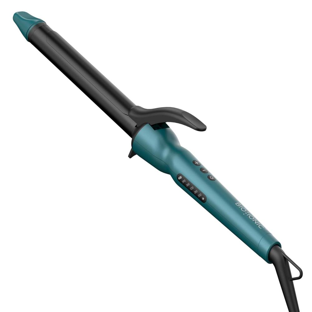 imageBio Ionic Long Barrel StylerCurling Iron with Moisture Heat Technology amp NanoIonic MX Verstatile Curling WandTeal Tides Limited Edition