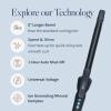 Bio Ionic Long Barrel Styler,Curling Iron with Moisture Heat Technology & NanoIonic MX, Verstatile Curling Wand(Black)