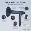 Bio Ionic Smart-X Hair Dryer with Diffuser, High-Efficiency Blow Dryer with 3 Heat & 3 Speed Settings, Diffuser Hair Dryer Gently Dries, Defines & Reduces Frizz, Self Cleaning Function(Blue)