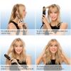 BIO Ionic Onepass Styling Flat Iron with NanoIonic & Moisturizing Heat Technology, Hydrated and Frizz-Free Hair, Ceramic Hair Straightener with Silicone Strip for Gentle OnePass Styling(Black)