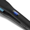 BIO Ionic Onepass Styling Flat Iron with NanoIonic & Moisturizing Heat Technology, Hydrated and Frizz-Free Hair, Ceramic Hair Straightener with Silicone Strip for Gentle OnePass Styling(Black)