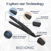 Bio Ionic 10X Styling Iron, 1″ Hair Straightener with Moisturizing Heat Technology, Flat Iron for 10-Minute Styling, Hair Straightener and Curler