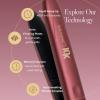 Bio Ionic 10X Styling Iron, Hair Straightener with 1″ Sonic Vibrating Plates, Flat Iron with Ion Generating Mineral Complex, Versatile Styler for Wavy & Straight Hairstyles(Velvet Rouge Limited Edition)