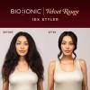 Bio Ionic 10X Styling Iron, Hair Straightener with 1″ Sonic Vibrating Plates, Flat Iron with Ion Generating Mineral Complex, Versatile Styler for Wavy & Straight Hairstyles(Velvet Rouge Limited Edition)