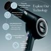 Bio Ionic 10X Ultralight Speed Hair Dryer, Blow Dryer with Adjustable Heat & Speed, Memory Function, Professional Hair Styling Tool for Fast, Frizz-Free Hairstyles(Black)