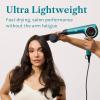 Bio Ionic 10X Ultralight Speed Hair Dryer, Blow Dryer with Adjustable Heat & Speed, Memory Function, Professional Hair Styling Tool for Fast, Frizz-Free Hairstyles(Teal Tides Limited Edition)