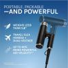Bio Ionic AeroGravity Featherlight Hair Dryer, Foldable Handle, Reduces Frizz & Static, Compact, Ultra-Lightweight Blow Dryer, Dual Voltage, Includes Diffuser & Concentrator Nozzle, Travel Essentials